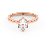 Nashville Star Diamond Ring 1.0, 1.5, 2.0, 3.0 Ct, Gold 14K