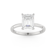 White gold - Central diamond 2.0 ct - view 8