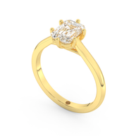 Yellow gold - Central diamond 1.5 ct - view 1