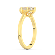 Yellow gold - Central diamond 2.0 ct - view 5
