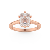 Rose gold - Central diamond 2.0 ct - view 8