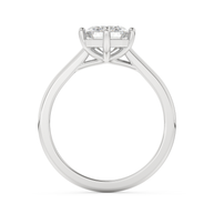 White gold - Central diamond 2.0 ct - view 6