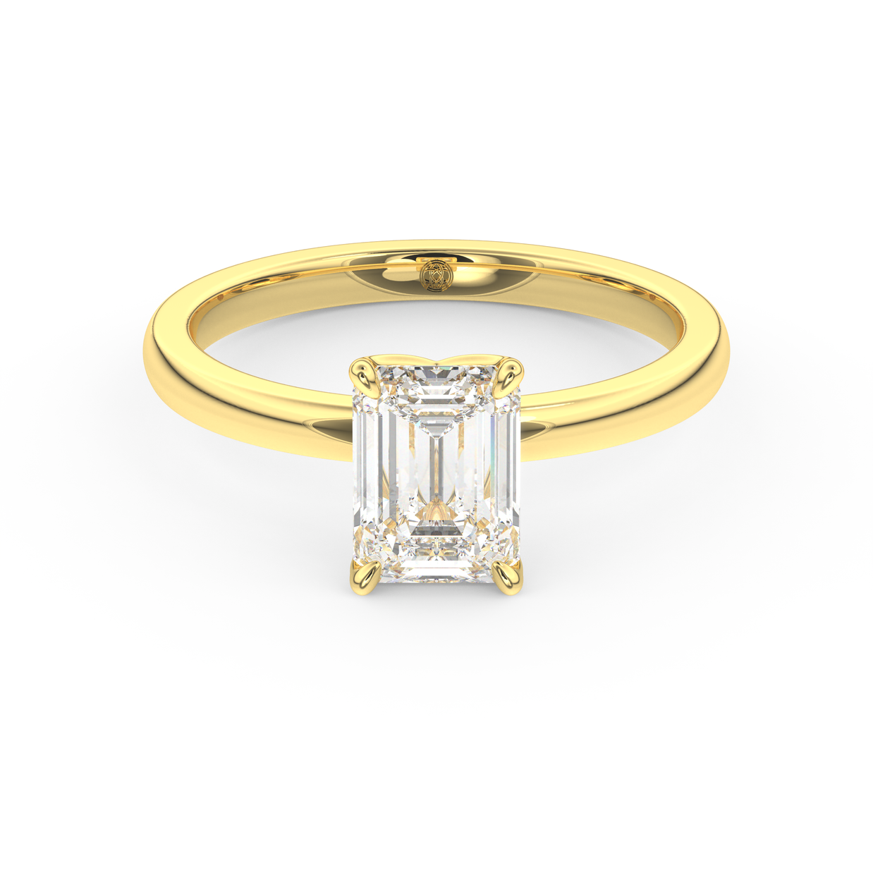 Yellow gold - Central diamond 1.5 ct - view 2