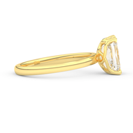Yellow gold - Central diamond 2.0 ct - view 3