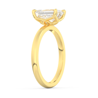 Yellow gold - Central diamond 2.0 ct - view 5