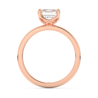 Rose gold - Central diamond 2.0 ct - view 6