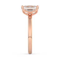 Rose gold - Central diamond 2.0 ct - view 7