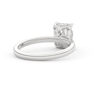 White gold - Central diamond 2.0 ct - view 4