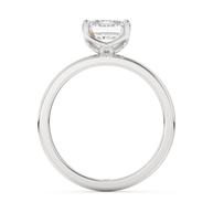 White gold - Central diamond 2.0 ct - view 6