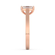 Rose gold - Central diamond 1.0 ct - view 7