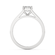 White gold - Central diamond 1.0 ct - view 6