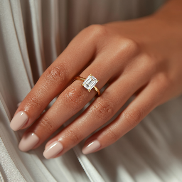 Seattle Delight Diamond Ring 1.0, 1.5, 2.0, 3.0 Ct, Gold 14K