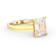 Yellow gold - Central diamond 3.0 ct - view 3