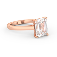 Rose gold - Central diamond 3.0 ct - view 3