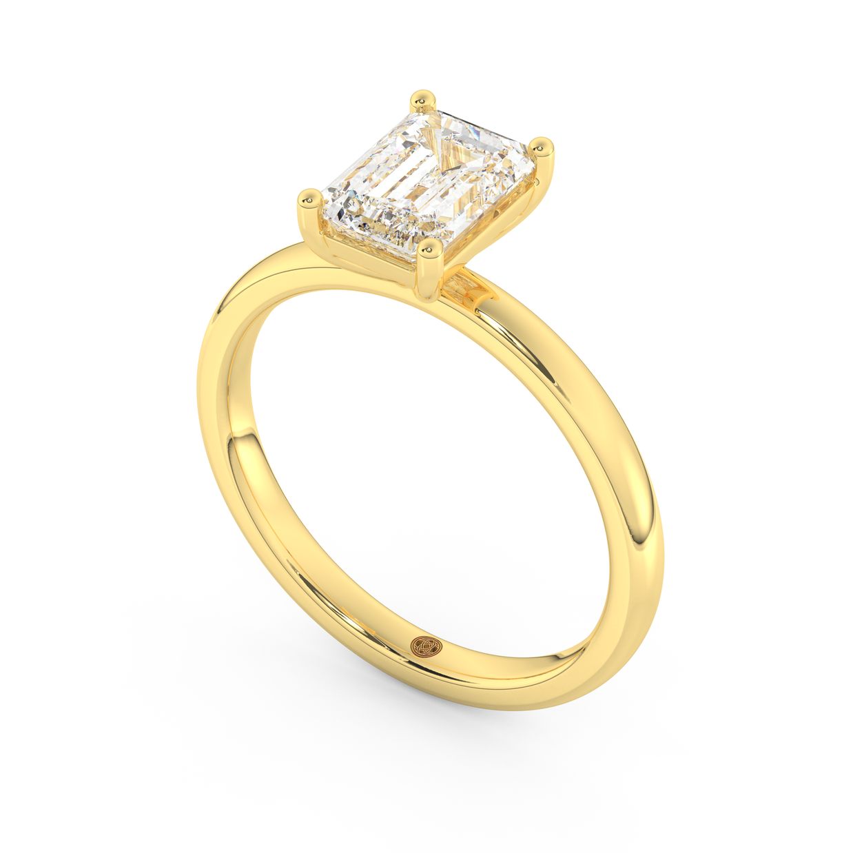 Yellow gold - Central diamond 1.5 ct - view 1