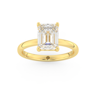 Yellow gold - Central diamond 2.0 ct - view 8