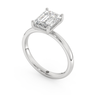 White gold - Central diamond 2.0 ct - view 1