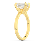 Yellow gold - Central diamond 2.0 ct - view 5