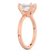 Rose gold - Central diamond 2.0 ct - view 5