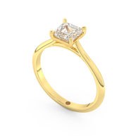 Providence Emerald Diamond Ring 1.0 Ct, Gold 14K