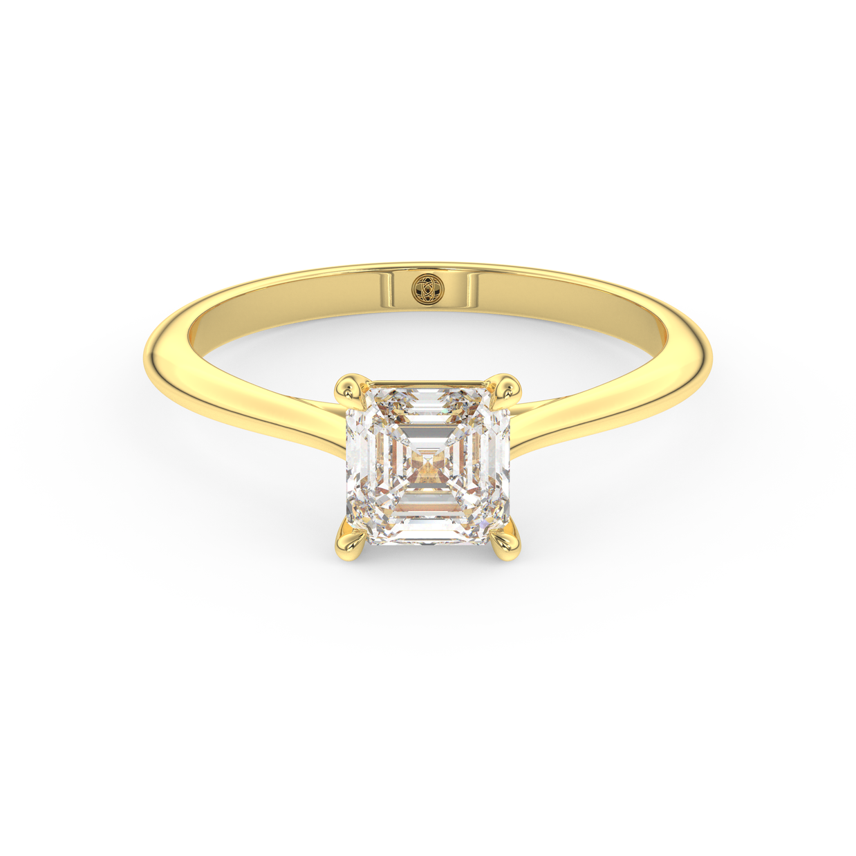 Providence Emerald Diamond Ring 1.0 Ct, Gold 14K