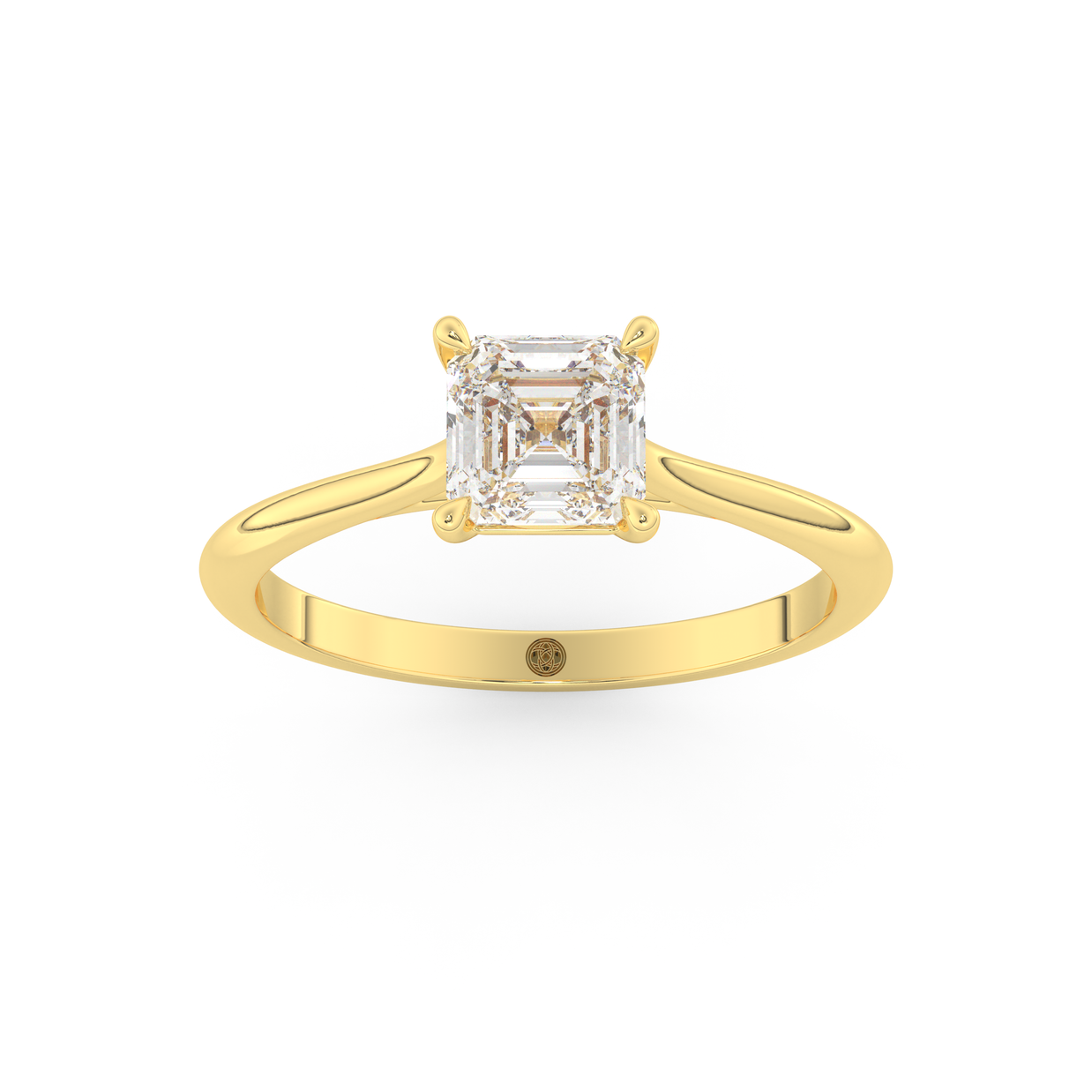 Providence Emerald Diamond Ring 1.0 Ct, Gold 14K