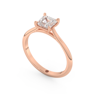 Providence Emerald Diamond Ring 1.0 Ct, Gold 14K