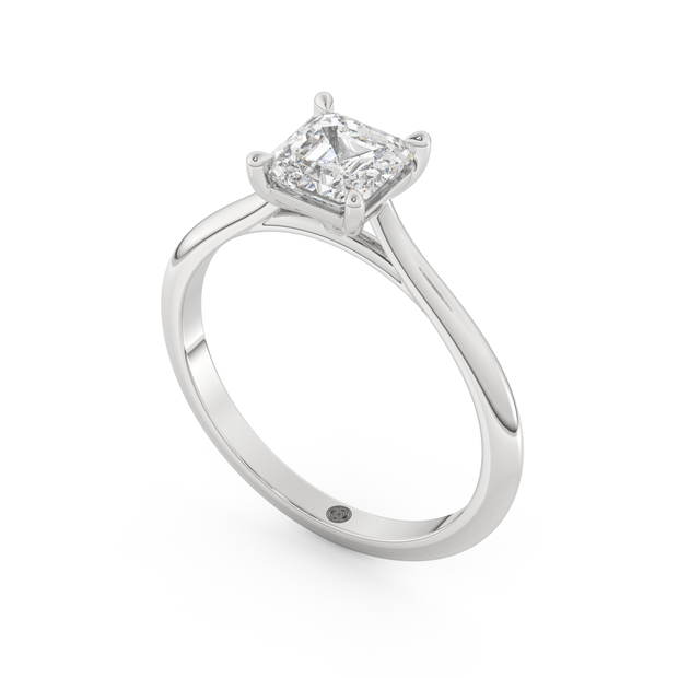 Providence Emerald Diamond Ring 1.0 Ct, Gold 14K