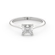 Providence Emerald Diamond Ring 1.0 Ct, Gold 14K