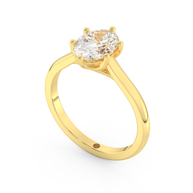 Yellow gold - Central diamond 1.5 ct - view 1