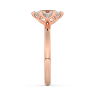 Rose gold - Central diamond 2.0 ct - view 7
