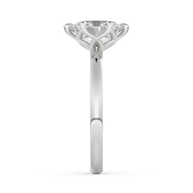 White gold - Central diamond 2.0 ct - view 7