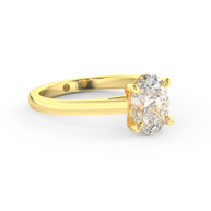 Yellow gold - Central diamond 1.5 ct - view 3