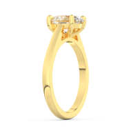 Yellow gold - Central diamond 2.0 ct - view 5