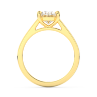 Yellow gold - Central diamond 2.0 ct - view 6