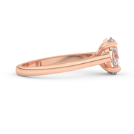 Rose gold - Central diamond 2.0 ct - view 3