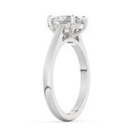 White gold - Central diamond 2.0 ct - view 5