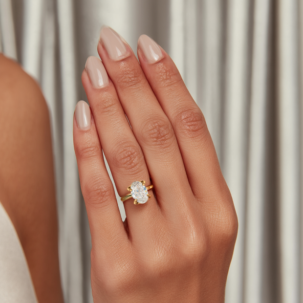 New Orleans Treasure Diamond Ring 1.0, 1.5, 2.0, 3.0 Ct, Gold 14K