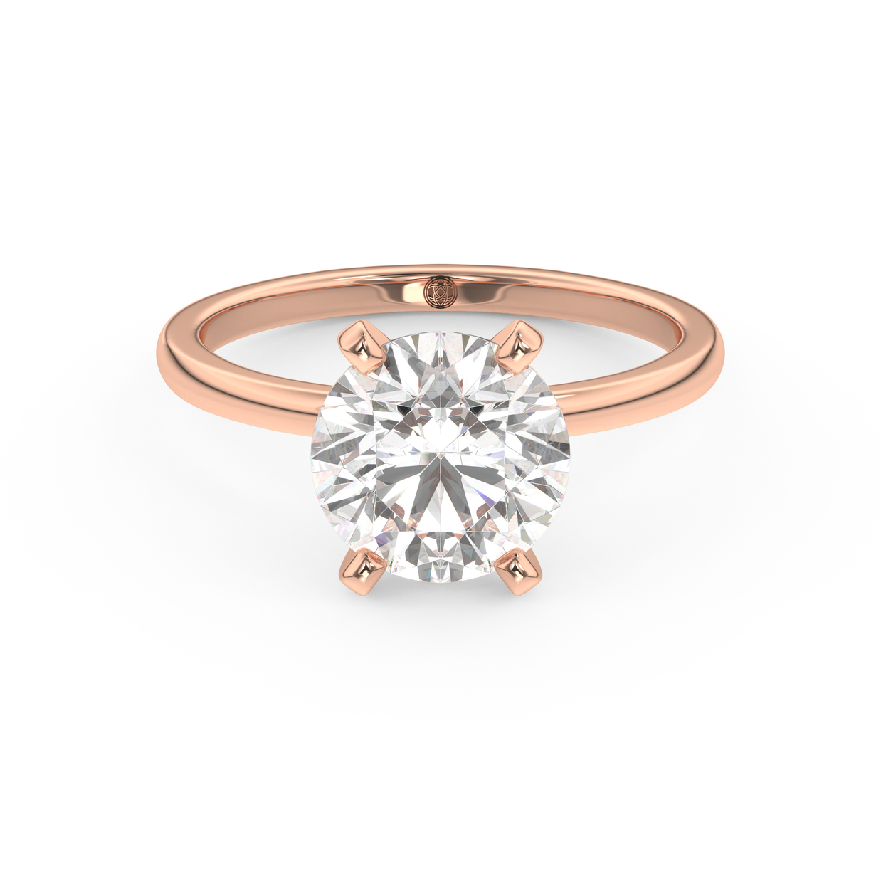 San Diego Grace Diamond Ring 1.0, 1.5, 2.0, 3.0 Ct, Gold 14K