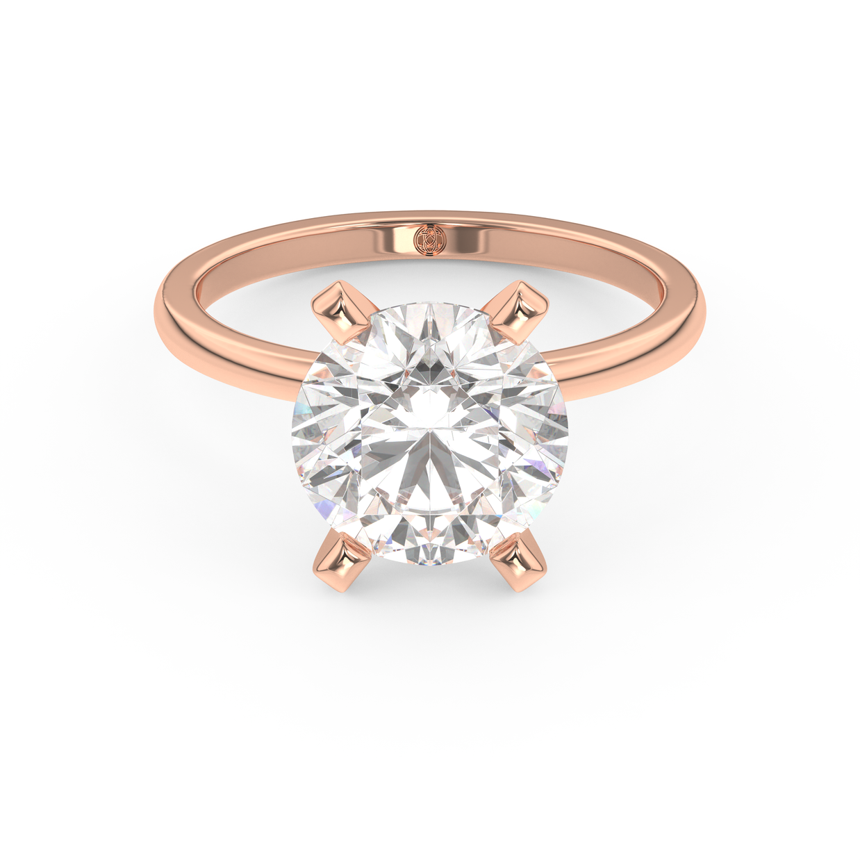 San Diego Grace Diamond Ring 1.0, 1.5, 2.0, 3.0 Ct, Gold 14K