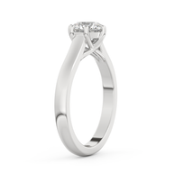 White gold - Central diamond 1.0 ct - view 5