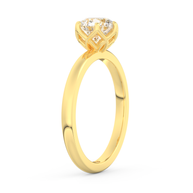 Yellow gold - Central diamond 1.0 ct - view 5