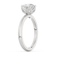 White gold - Central diamond 2.0 ct - view 5