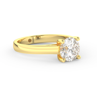 Yellow gold - Central diamond 1.5 ct - view 3