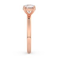 Rose gold - Central diamond 1.0 ct - view 7