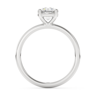 White gold - Central diamond 1.0 ct - view 6