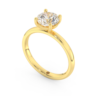 Yellow gold - Central diamond 1.5 ct - view 1