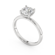 White gold - Central diamond 1.5 ct - view 1