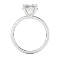 White gold - Central diamond 2.0 ct - view 6