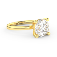 Yellow gold - Central diamond 3.0 ct - view 3